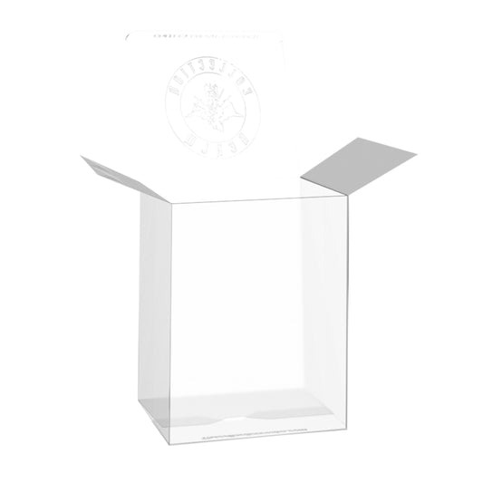 25-Pack Crystal Clear Vinyl Figure Protectors Compatible with 4-Inch Collectibles – Heavy-Duty Display Cases with 0.5mm Thickness for Water, Dust & UV Protection