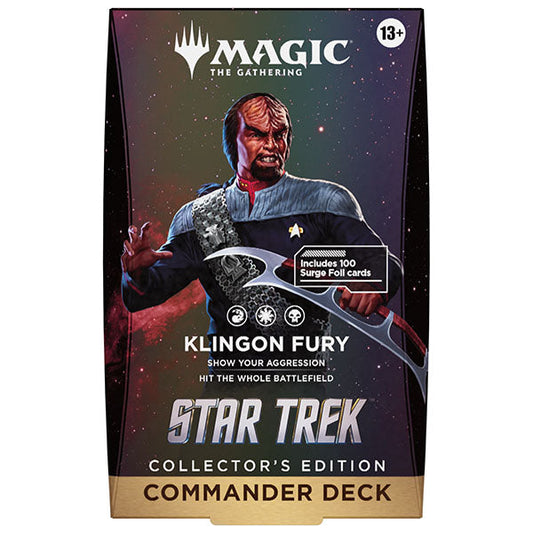 Magic: The Gathering - Star Trek Klingon Fury Collector Commander Deck (PRE-ORDER)