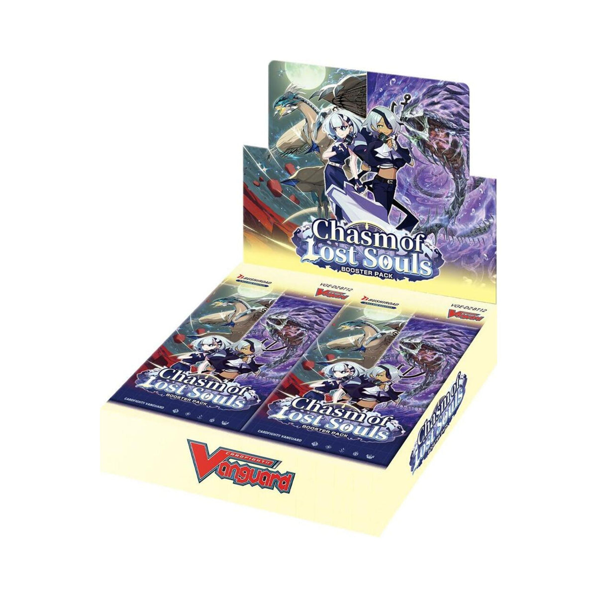 Cardfight!! Vanguard Divinez DZ-BT12 Chasm of Lost Souls Booster Box | 16 Packs x 7 Cards | 106 Types + Parallels | Skyride Manga Units Included