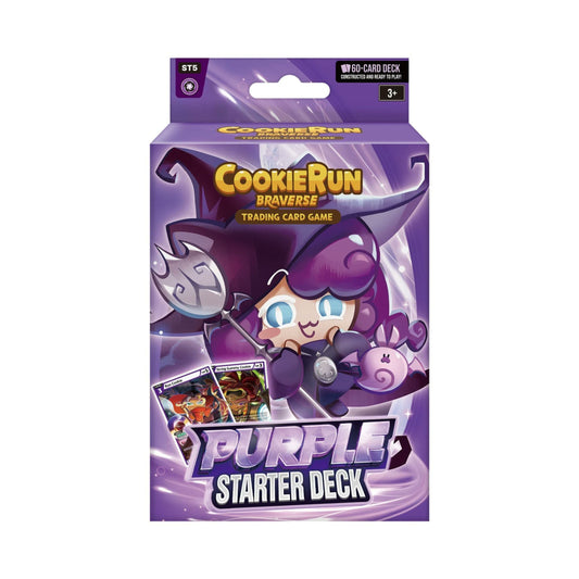 Cookie Run TCG ST5 Purple Starter Deck 60 Card Prebuilt Deck Cookie Run Card Game