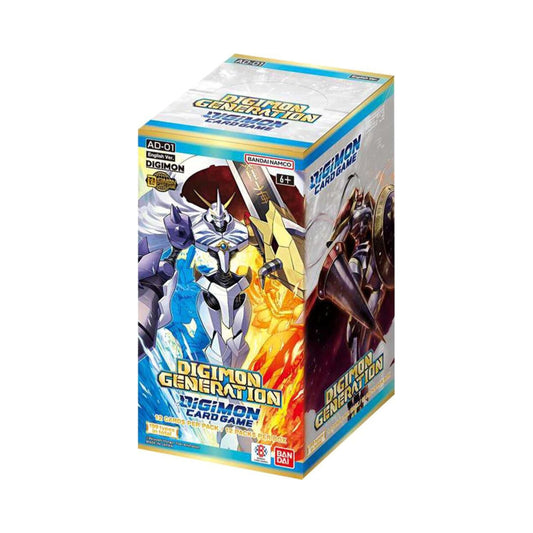 Digimon TCG AD-01 English Digimon Generation Booster Box Trading Card Game Packs