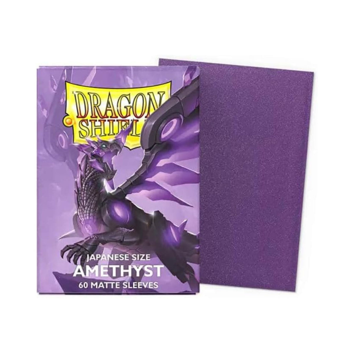 Dragon Shield Japanese Size Matte Card Sleeves Amethyst 60 Count Trading Card Sleeves