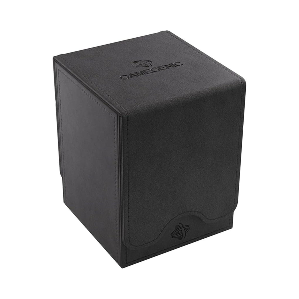 GameGenic Squire Convertible Deck Box 100 Plus Cards Black Trading Card Storage Case