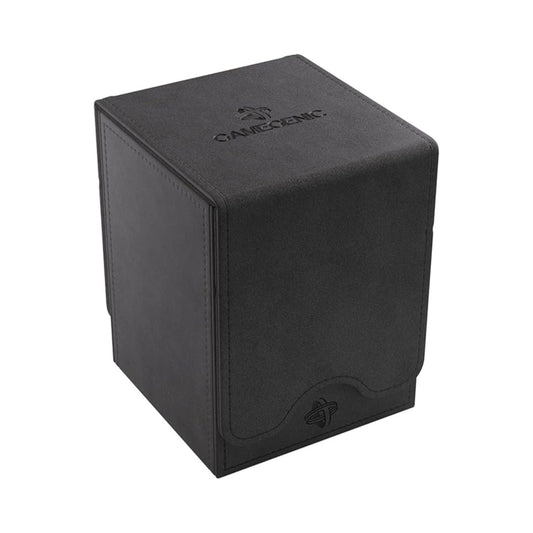GameGenic Squire Convertible Deck Box 100 Plus Cards Black Trading Card Storage Case