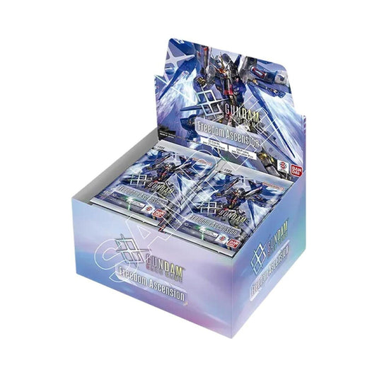 Gundam Card Game Freedom Ascension GD05 Booster Box | 1st Anniversary Trading Card Expansion | 24 Booster Packs | Features G Gundam, Strike Freedom Gundam & Nu Gundam