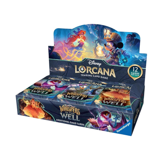 Disney Lorcana TCG Whispers in the Well Booster Box | 24 Booster Packs of Disney Trading Cards
