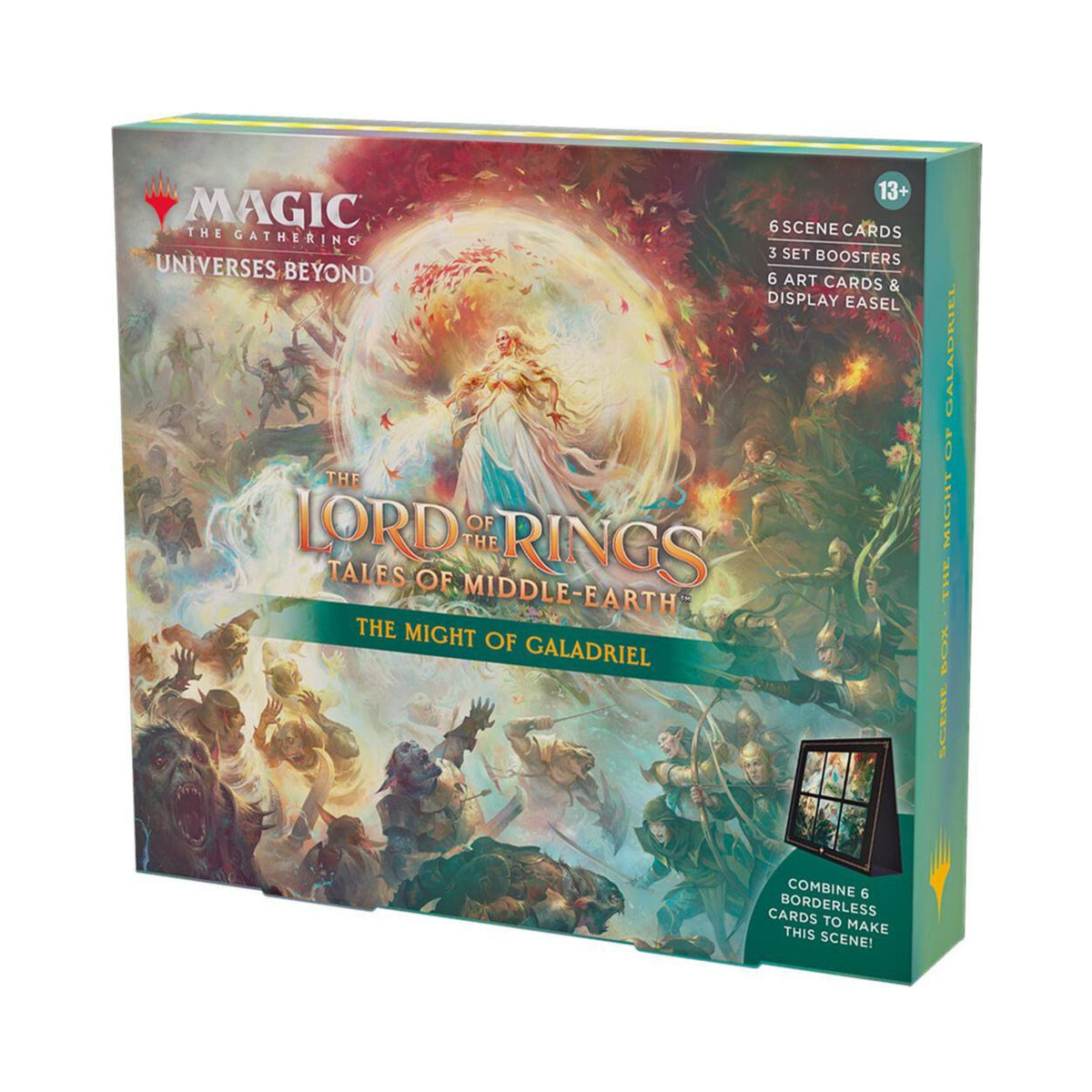 Magic: The Gathering Universes Beyond The Lord of the Rings Tales of Middle-earth Scene Box The Might of Galadriel