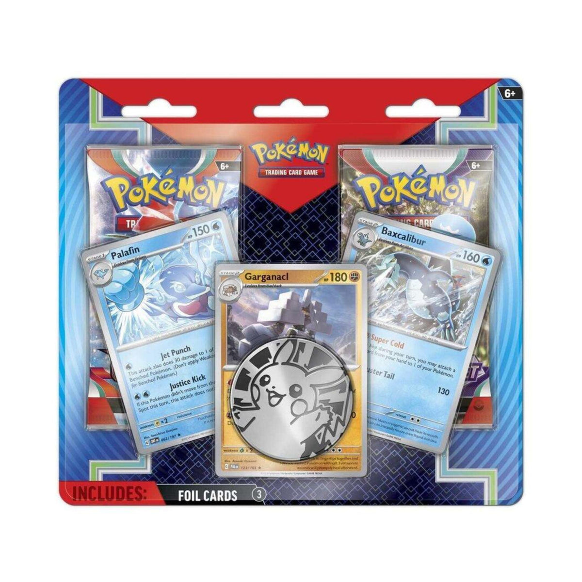 Pokemon TCG 2 Pack Blister Obsidian Flames Scarlet and Violet - Palafin Garganacl Baxcalibur