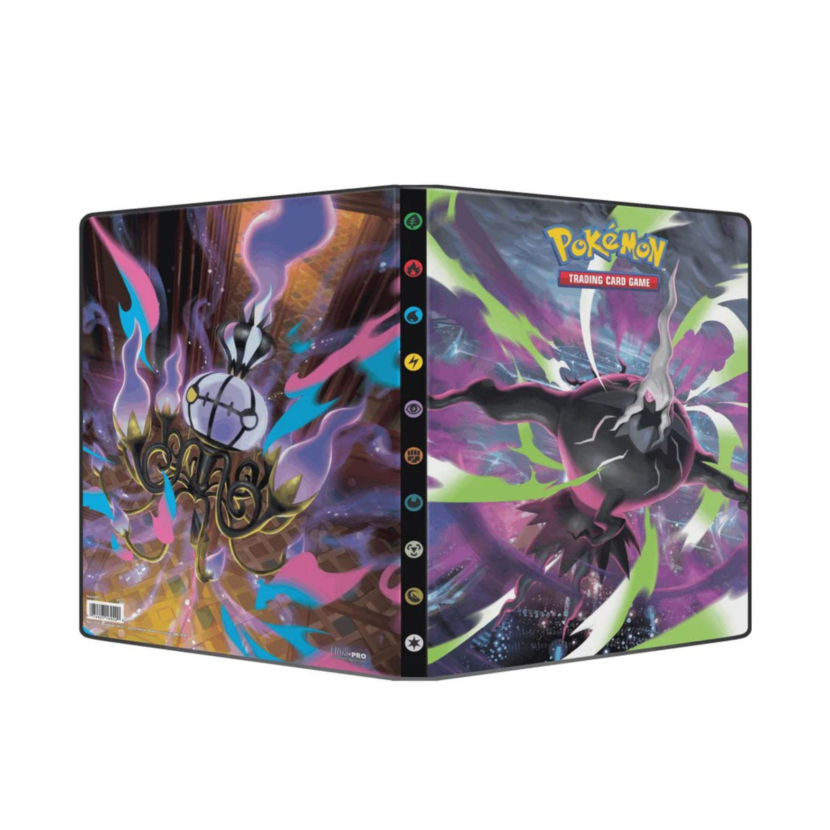 Ultra Pro Pokemon Pitch Black 9 Pocket Portfolio Trading Card Album for Pokemon TCG Card Storage