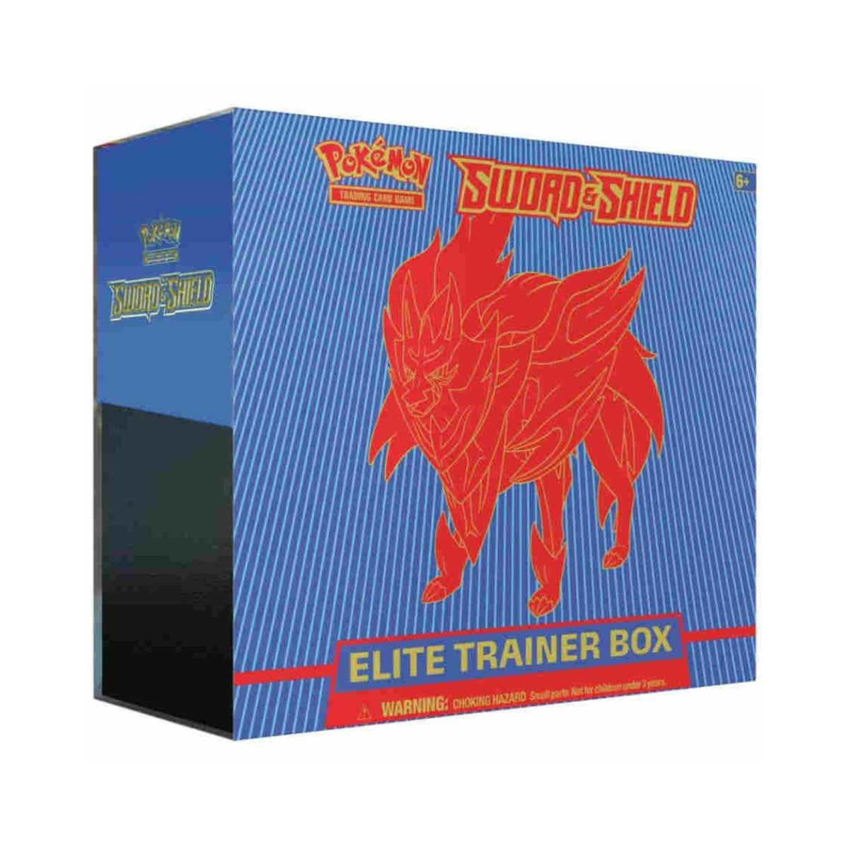 Pokemon TCG SWSH01 Sword and Shield Elite Trainer Box Zamazenta Blue Booster Packs Accessories