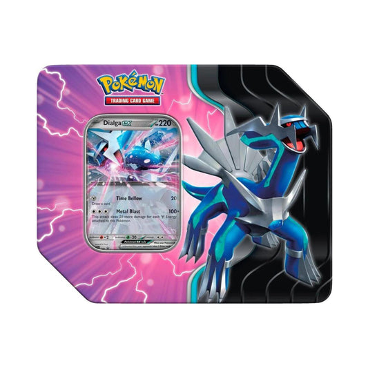 Pokemon TCG Azure Legends Dialga ex Tin with Foil Promo Card Booster Packs Collectible Tin