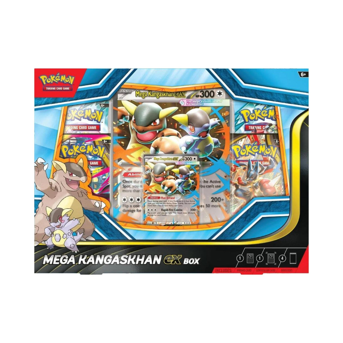 Pokemon TCG Mega Kangaskhan Ex Box with Promo Cards and Booster Packs