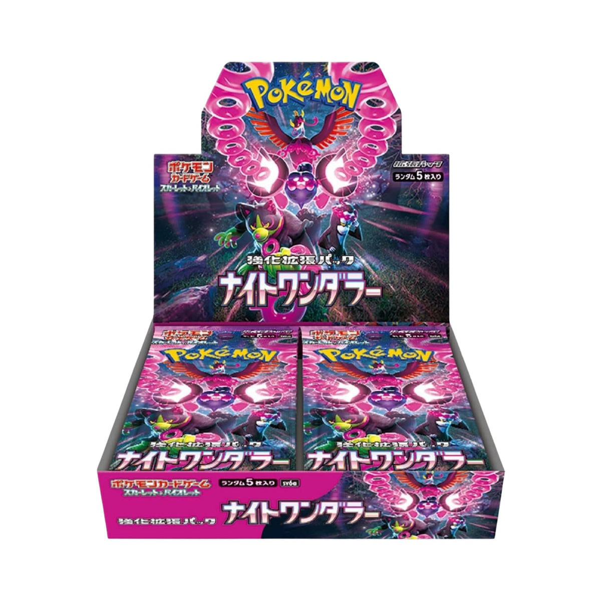 Pokemon TCG SV6a Night Wanderer Japanese Booster Box 30 Packs Trading Card Game