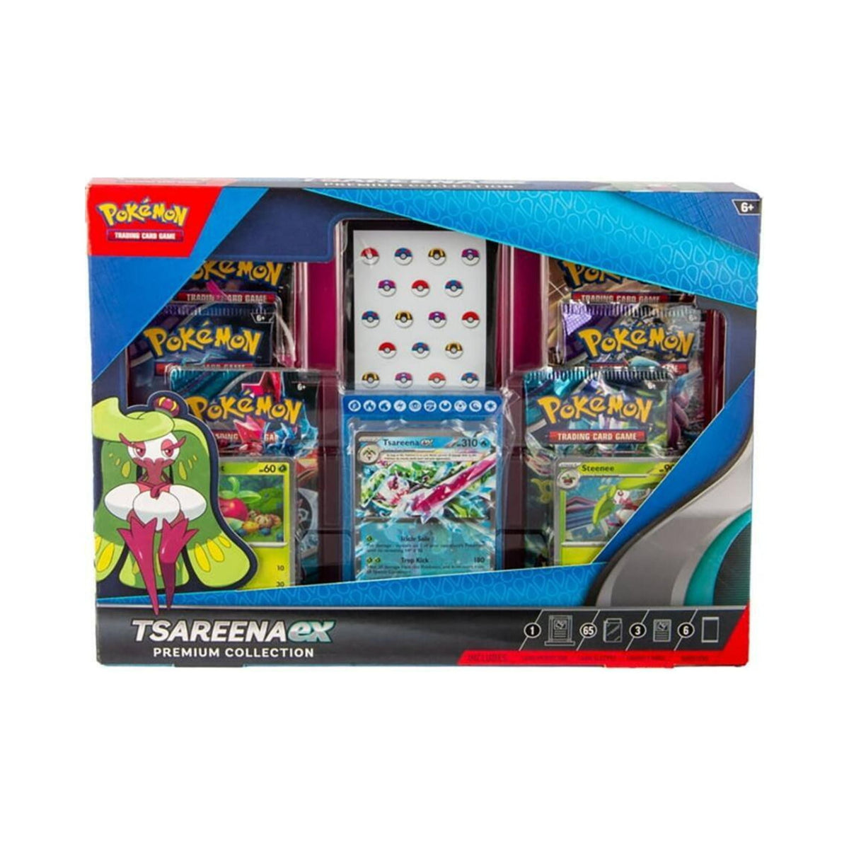 Pokemon TCG Tsareena ex Premium Collection Trading Card Game Box Set