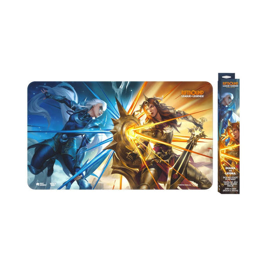Riftbound League of Legends TCG Diana vs. Leona Playmat Official Trading Card Game Accessory