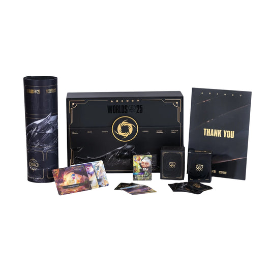 Riftbound Worlds Bundle 2025 Collector Set – Panda Teemo Promo, Foil Playmat & Sleeves *Pre-Order* December 2025
