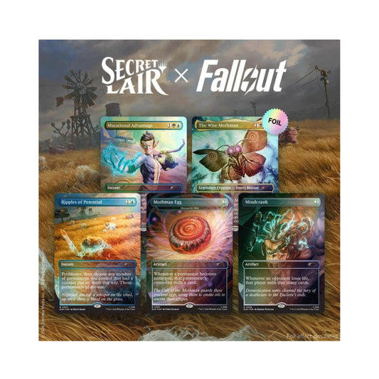 Magic: The Gathering Secret Lair x Fallout Radiation Foil Edition Premium Collectible Cards