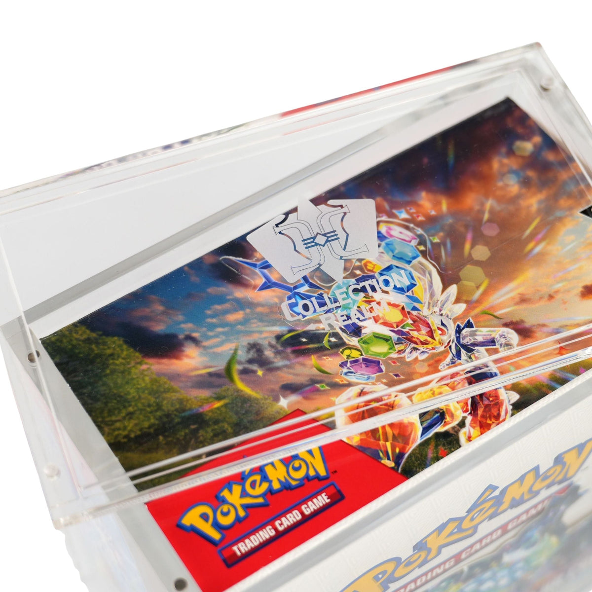 Pokémon Booster Box Acrylic Display Case – Stackable Clear Acrylic Protector with Magnetic Lid, UV Protection, Dust & Moisture Resistant for Collectors - 5-Pack