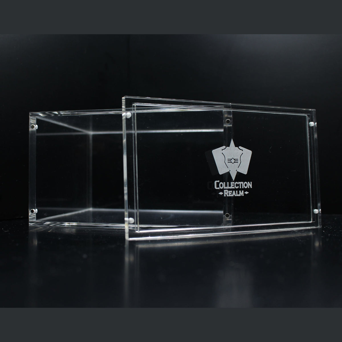 Pokémon Booster Box Acrylic Display Case – Stackable Clear Acrylic Protector with Magnetic Lid, UV Protection, Dust & Moisture Resistant for Collectors, 1-Pack
