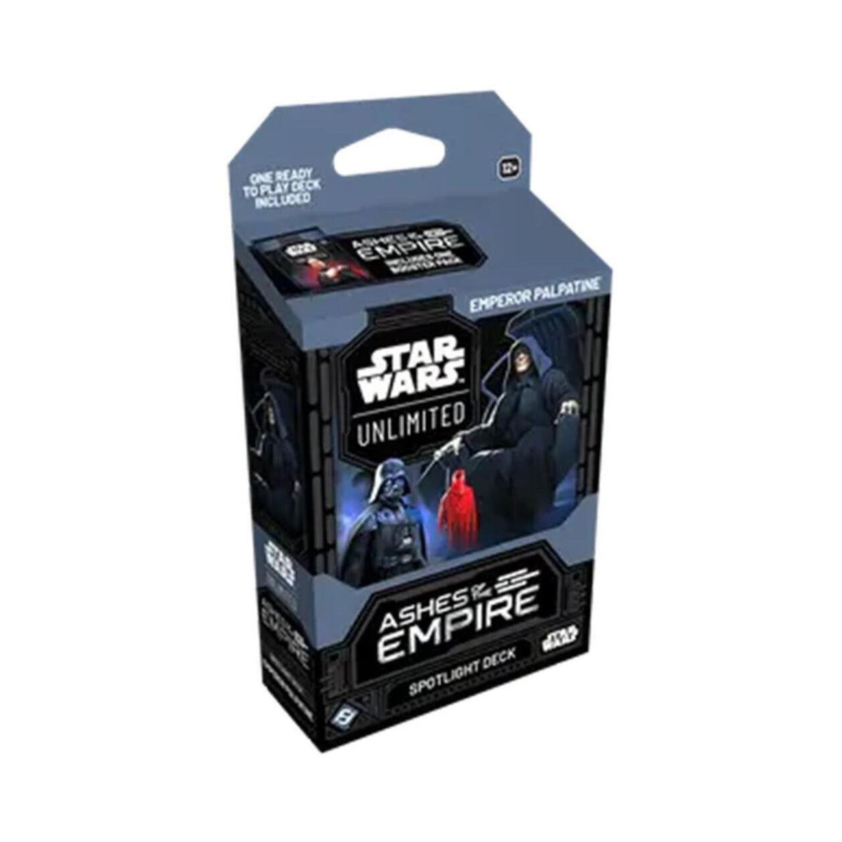 Star Wars Unlimited Ashes of the Empire Spotlight Deck Emperor Palpatine Trading Card Game Deck
