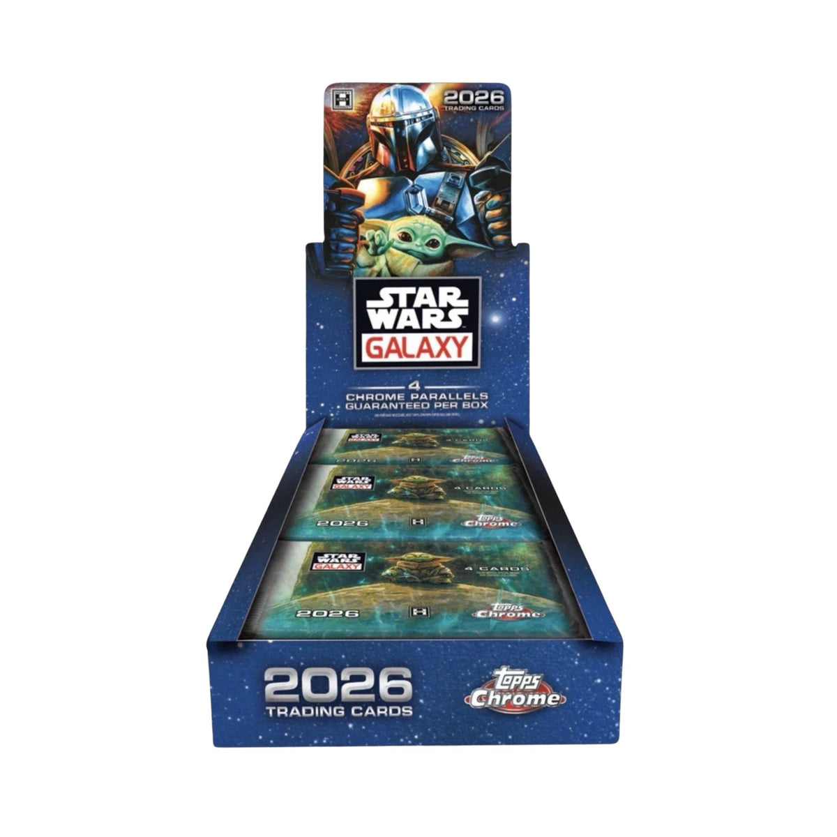 Topps Chrome 2026 Star Wars Galaxy Hobby Box Trading Card Collectible Set