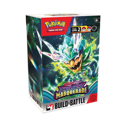 Pokemon TCG SV06 Scarlet and Violet Twilight Masquerade Build and Battle Box with Packs