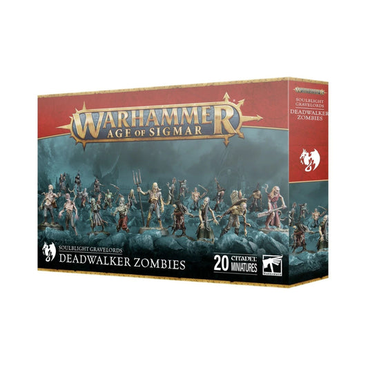 Warhammer Age of Sigmar Soulblight Gravelords Deadwalker Zombies - 20 Citadel Miniatures