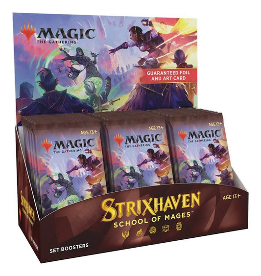 Magic: The Gathering TCG Strixhaven: School of Mages - Set Booster Display Expansion Packs with Mystical Archive Cards