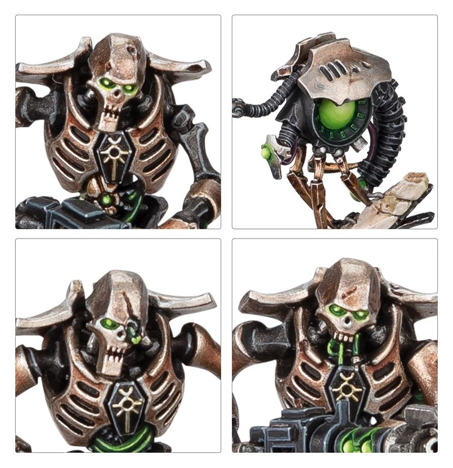 Warhammer 40K Combat Patrol Necrons Army Box Set – Games Workshop Warhammer 40,000 Miniatures Kit Featuring Necron Warriors, Canoptek Constructs & Destroyer Cult Units