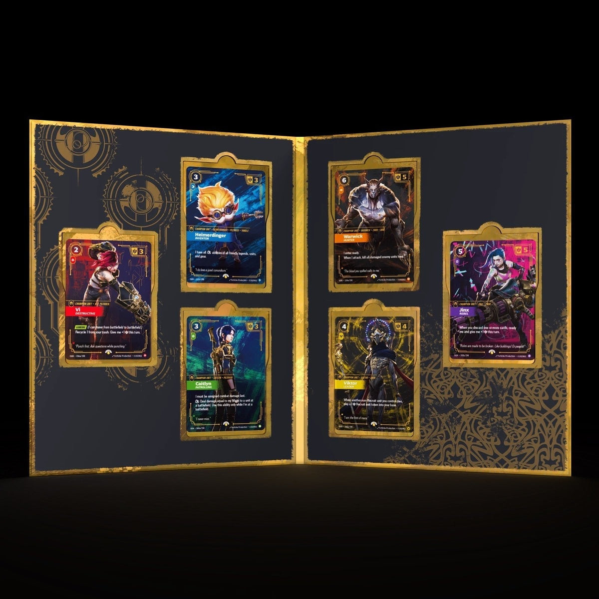 Riftbound League of Legends Arcane Box Set Six Foil Champion Legend Cards Card Game *Pre-Order*