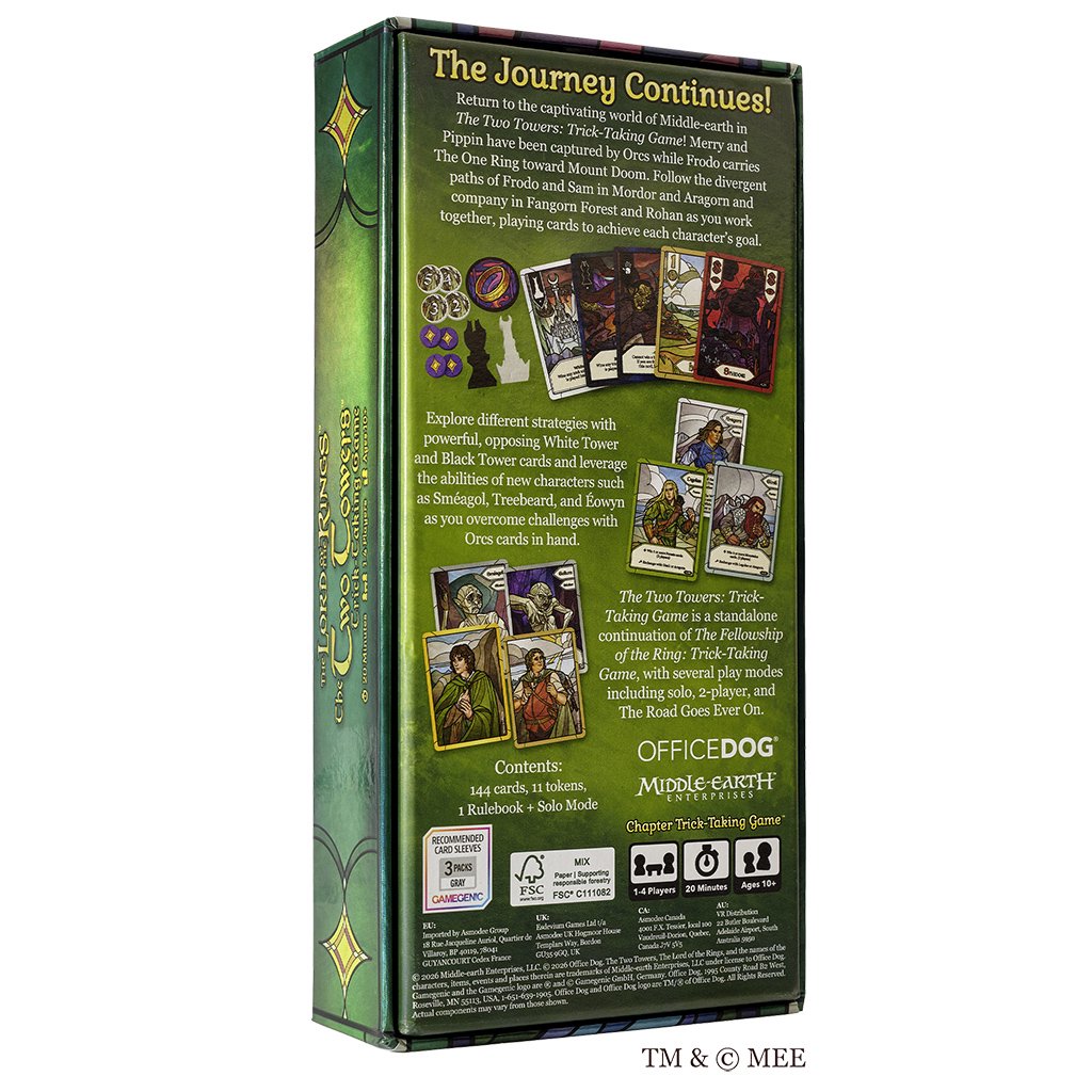 The Lord of the Rings The Two Towers Trick-Taking Game