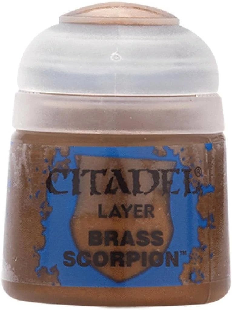 Warhammer Citadel Base Brass Scorpion Paint Bottle 12ml