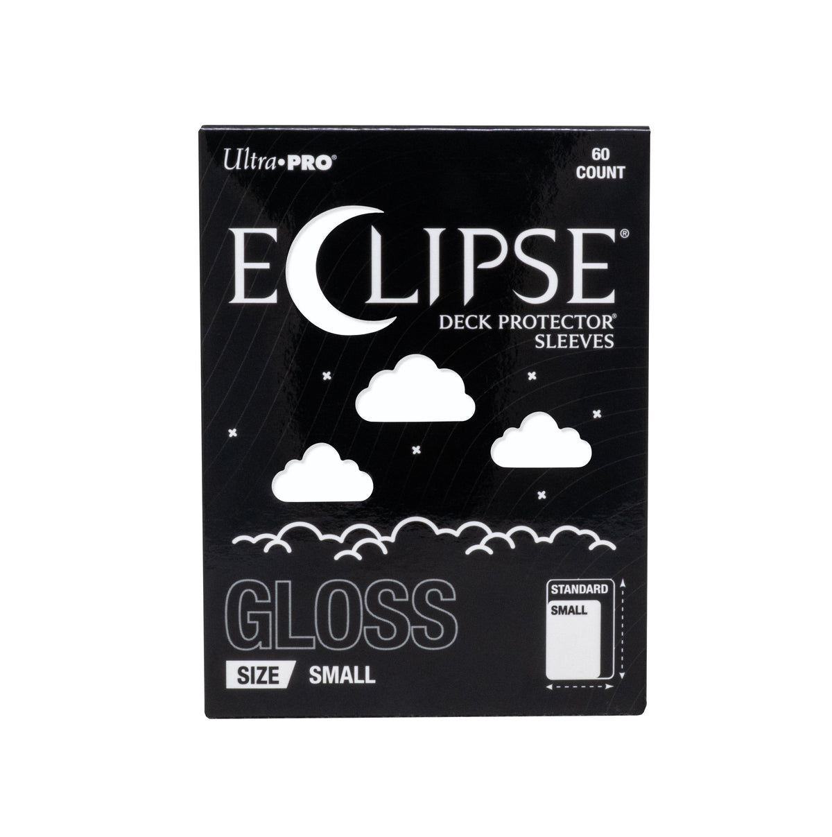 Ultra PRO Eclipse Gloss Small Deck Protector Sleeves Arctic White 60CT - Opaque Card Sleeves for TCG, Trading Cards, Card Game Deck, Collectibles Protection (PRE-ORDER AUGUST)