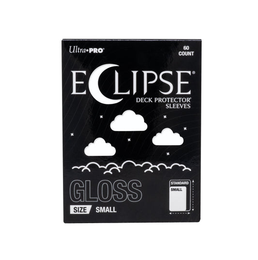 Ultra PRO Eclipse Gloss Small Deck Protector Sleeves Arctic White 60CT - Opaque Card Sleeves for TCG, Trading Cards, Card Game Deck, Collectibles Protection (PRE-ORDER AUGUST)