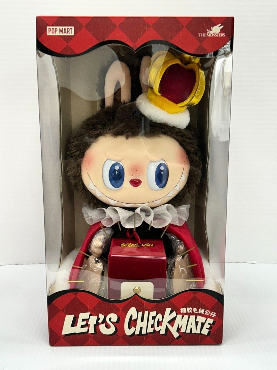 Pop Mart Labubu Lets Checkmate Series Vinyl Plush Doll Collectible Figure