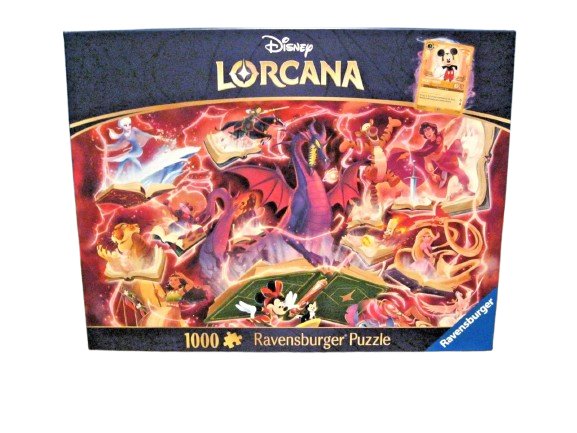 Disney Lorcana TCG Glimmers of the Realm Puzzle Ruby by Ravensburger, 1000 Piece Disney Puzzle for Adults, Disney Lorcana Collectible Jigsaw, Ravensburger 1000 Piece Puzzle
