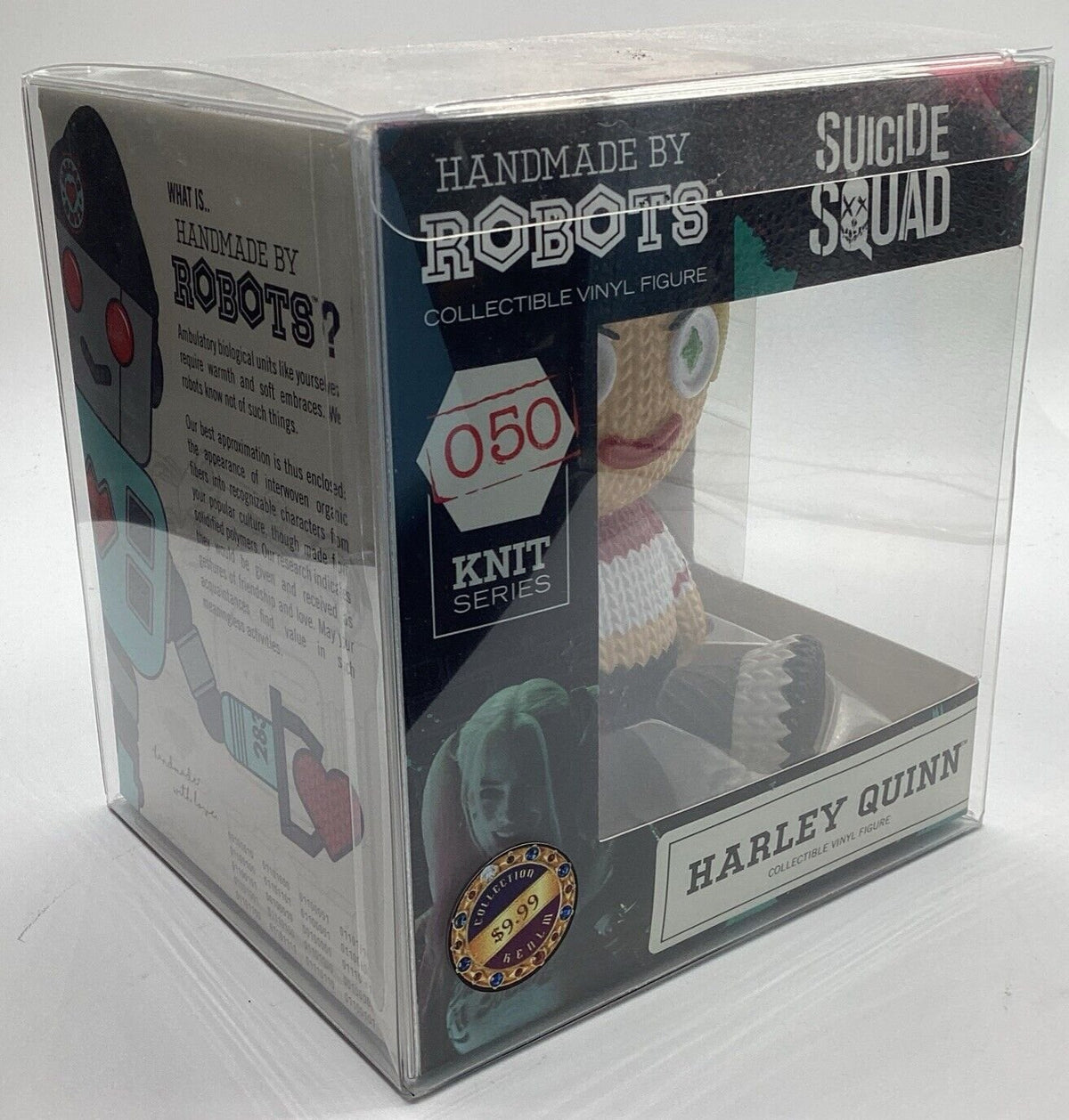 Harley Quinn Handmade by Robots (6in Tall) Knit Series NEW