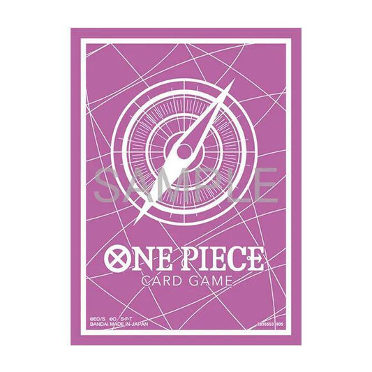 Bandai One Piece Card Game Sleeves Standard Purple 70 Count Gloss Finish 2.6 x 3.6 Card Sleeves