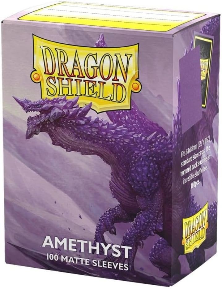 Dragon Shield Sleeves Matte Amethyst 100ct Trading Card Protectors