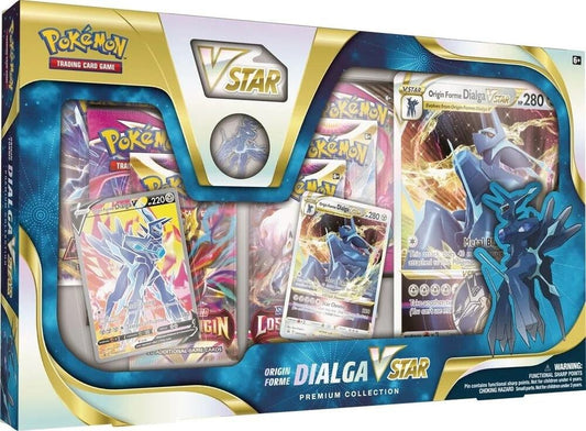 Pokémon TCG Origin Forme Dialga VSTAR Premium Collection – Pokémon Cards, Booster Packs, Collectible Card Games