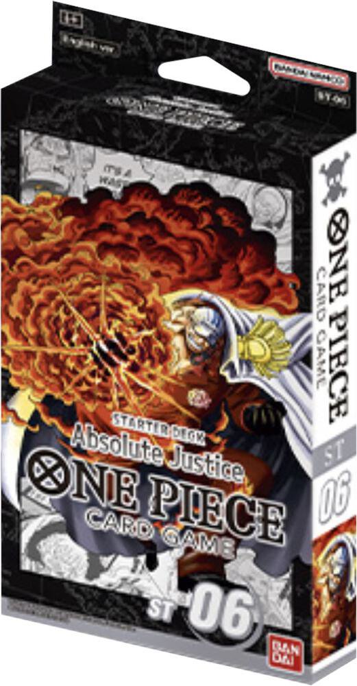 Bandai One Piece Card Game ST-06 Absolute Justice Japanese Starter Deck Trading Card Game