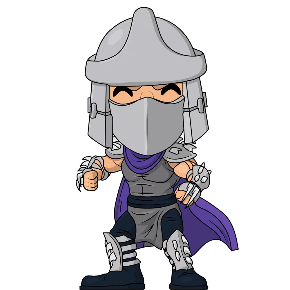 Shredder Youtooz The Teenage Mutant Ninja Turtles Collection - 4.6" Collectible Vinyl Figure #5 with Window Display Box