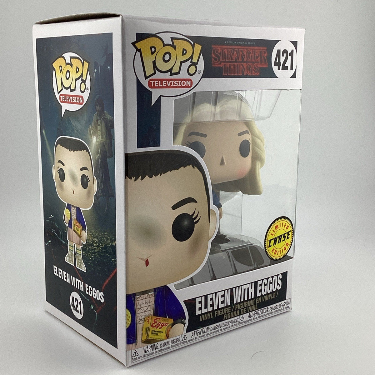 Funko Pop! Vinyl: Stranger Things - Eleven with Eggos (Chase) #421