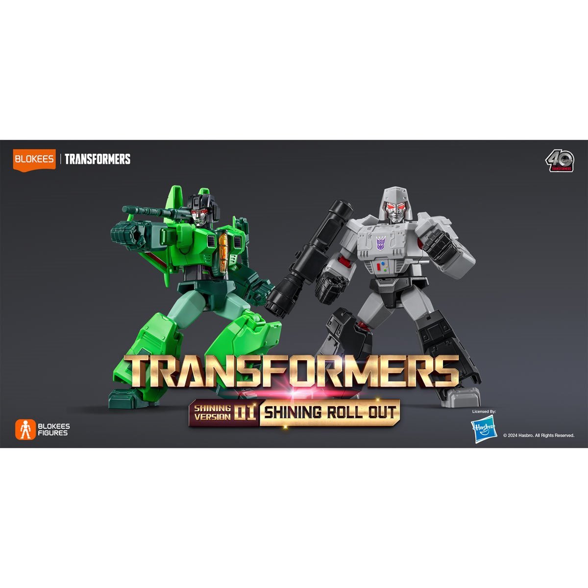 Transformers Shining Version 1 Shining Roll Out Blokees Mini Model Kit