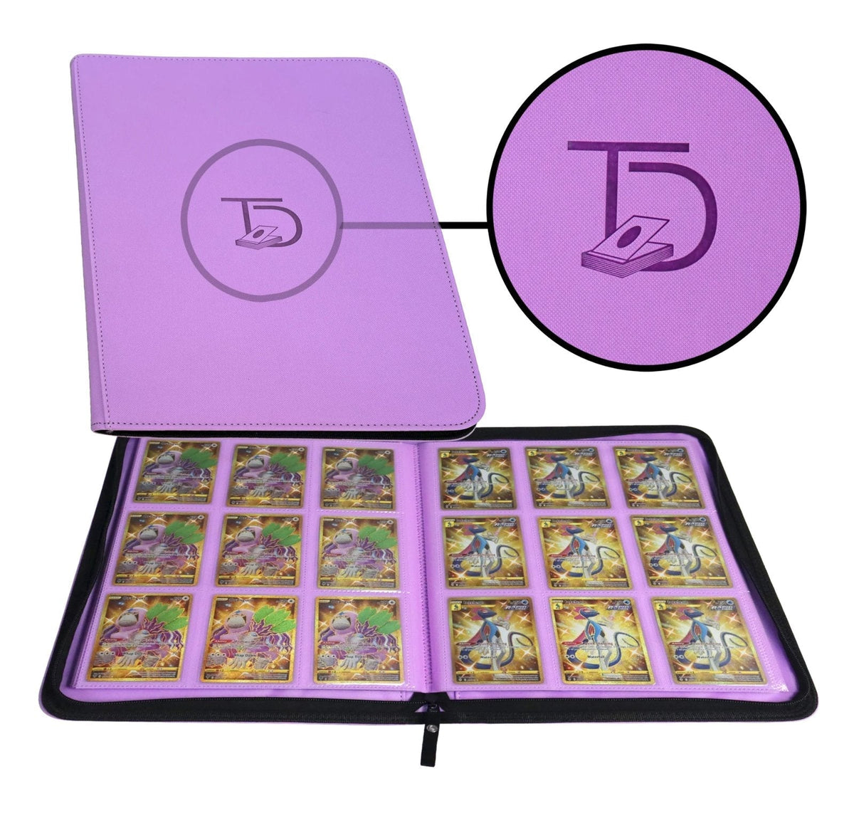 TopDeck 500 Card Trading Card Binder with Zipper Closure