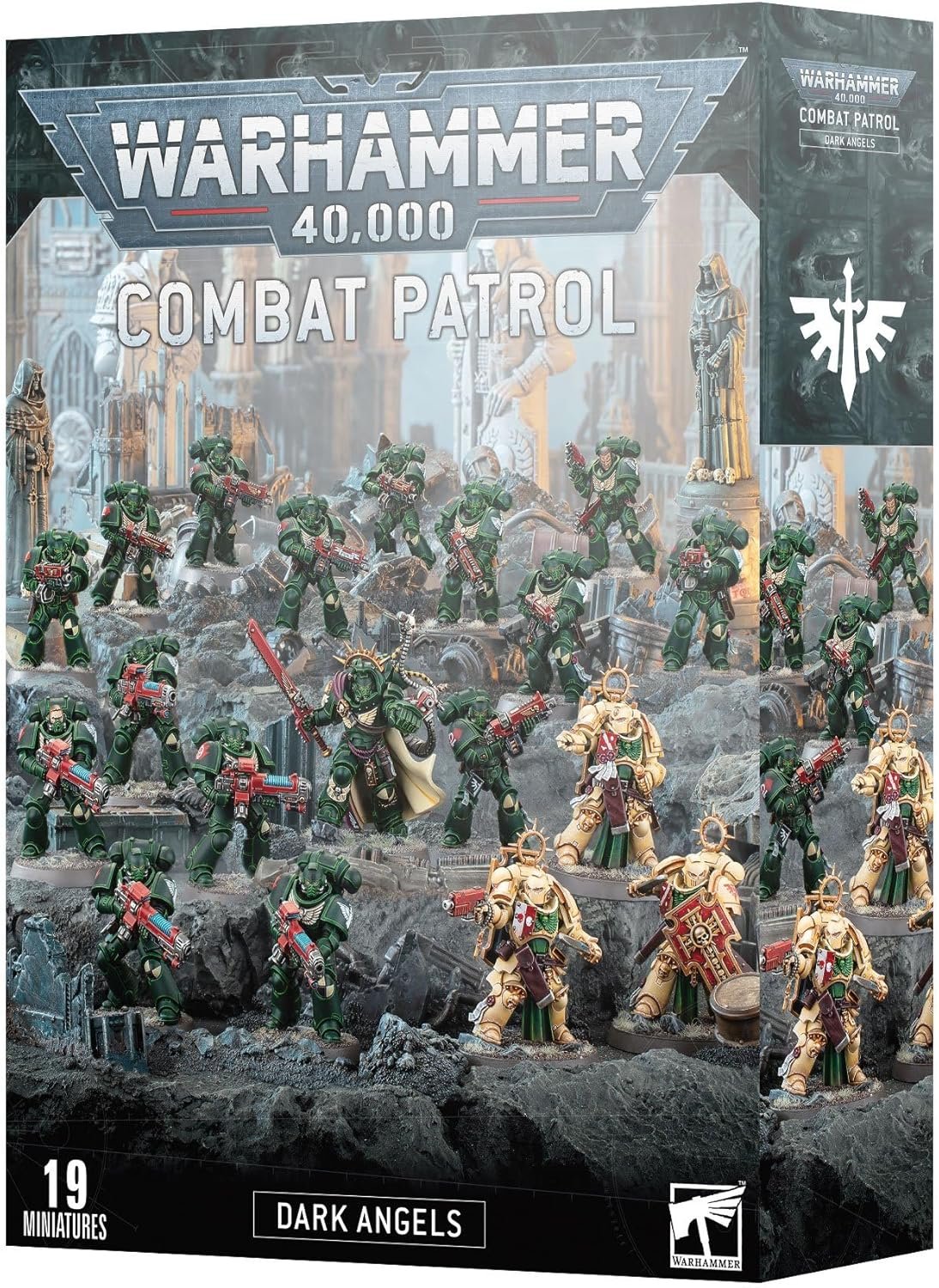 Games Workshop Warhammer 40,000 Combat Patrol Dark Angels Miniatures Set 19 Models