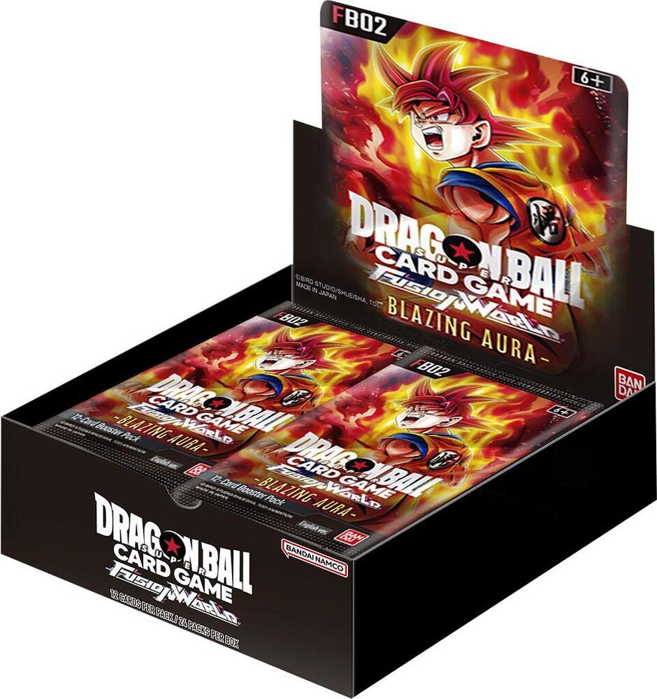 Bandai Dragon Ball Super Card Game Fusion World FB02 Blazing Aura Booster Box