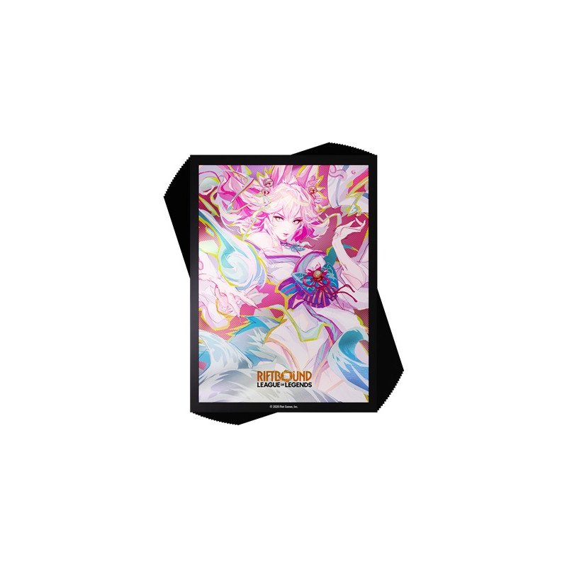 Riftbound LOL TCG SpiritForged Ahri Card Sleeves Standard Size Deck Protector 100 Count