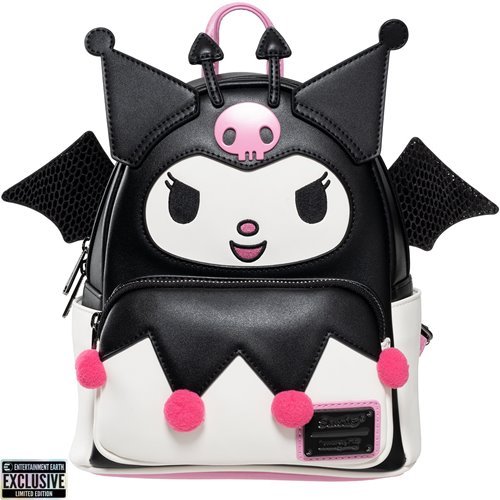 Sanrio Kuromi Devilish Winged Mini-Backpack - Entertainment Earth Exclusive Sanrio Backpack