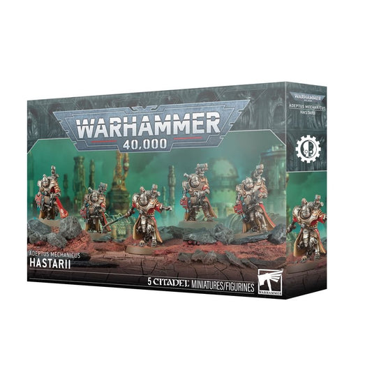 Warhammer 40,000 Adeptus Mechanicus Hastarii – 5 Plastic Miniatures, Build Exterminators or Fusiliers, Adeptus Mechanicus Heavy Weapons Squad for Warhammer 40K